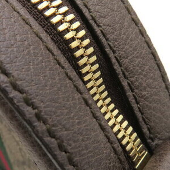 Gucci Ophidia Shoulder GG Supreme Beige Ebony Chain Bag - Picture 7 of 7